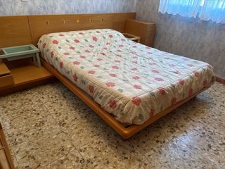 Cama y Cómoda Madera Maciza Haya
