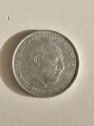 Moneda 10 Céntimos Franco 1959