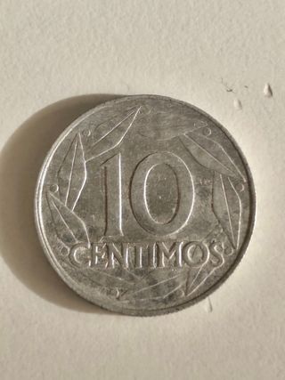 Moneda 10 Céntimos Franco 1959