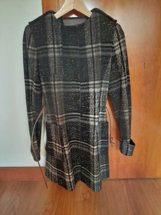 Abrigo jaspeado Zara mujer