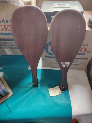 Raquetas de madera artesanales
