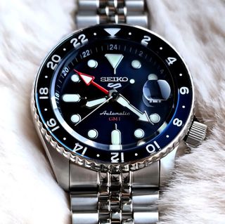 Nuevo Seiko 5 Sports GMT SSK003K1 Automático 