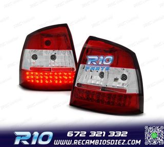PILOTOS LED PARA OPEL ASTRA G 3P 5P 97-04 ROJO BLANCO