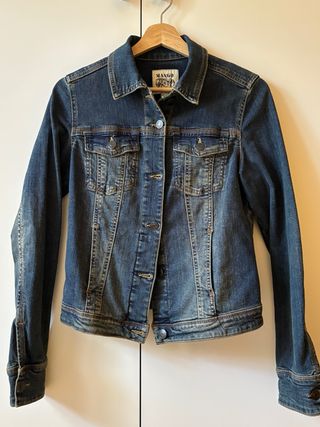 Cazadora vaquera Mango Talla XS