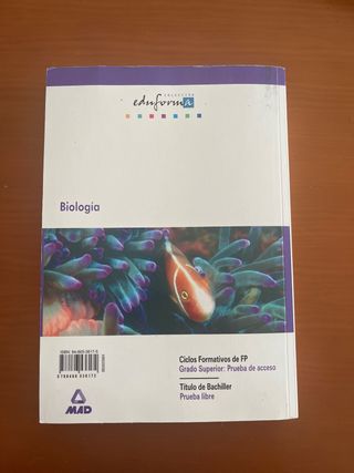 Biologia para el acceso a ciclos formativos de ...