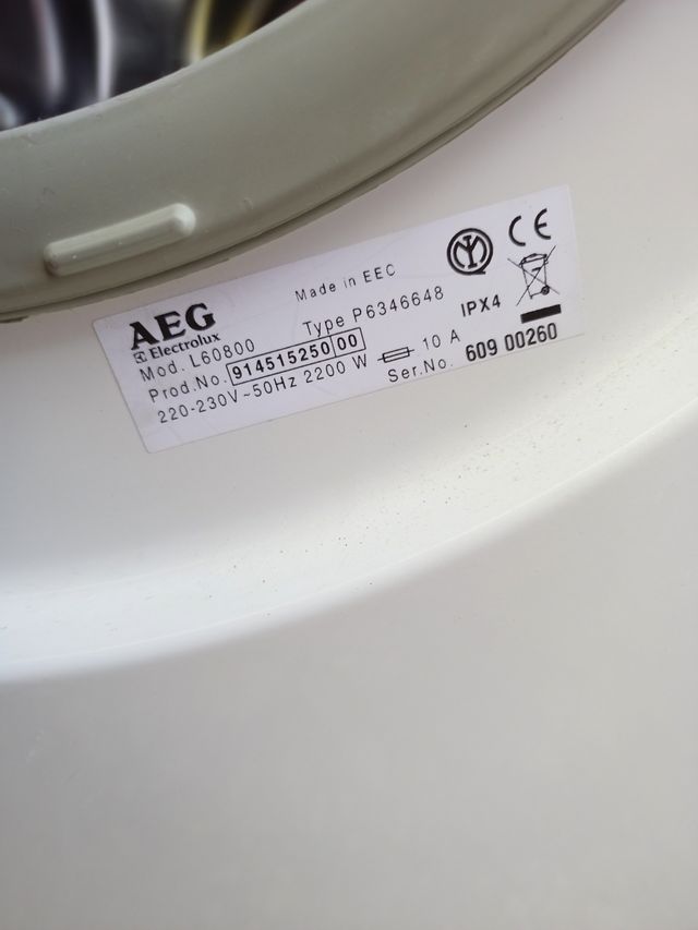 Puerta Lavadora AEG L60800 Completa