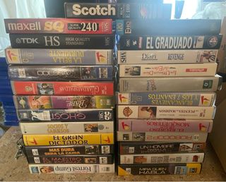Lote Películas VHS Clásicas
