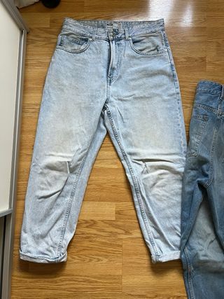 Pack 2 Pantalones Jeans Bershka Loose