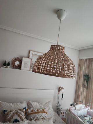 Lámpara de bambú Ikea Gottorp