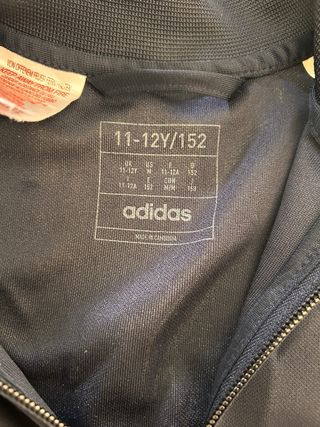 Chándal Real Madrid Adidas Azul Talla 11-12años 