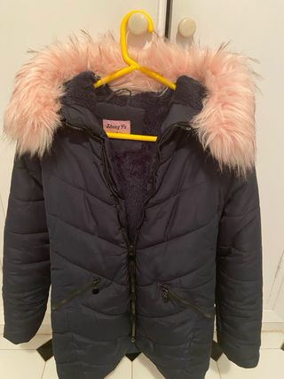 Anorak infantil Zhong Fu azul y rosa