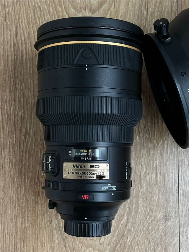 Nikon AF-S 200mm f/2G ED VR Teleobjetivo