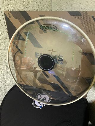 Parche de bombo Evans 22"