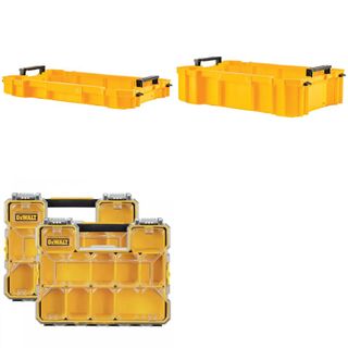 DEWALT 2x Organizadores + 2x Bandejas