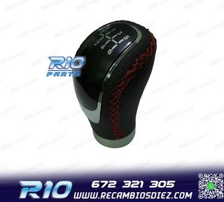 POMO CAMBIO TIPO PARA AUDI COSTURA ROJA