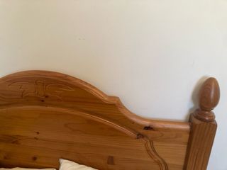 cabecero de madera maciza