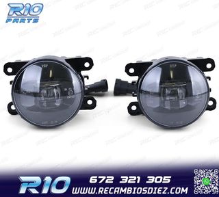 FAROS ANTINIEBLA VARIOS MODELOS LED NEGRO AHUMADO