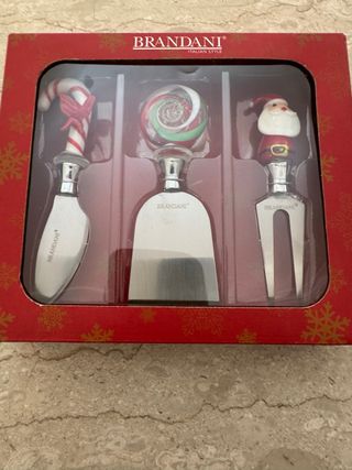 Set 3 Coltelli Formaggio Brandani Natalizi