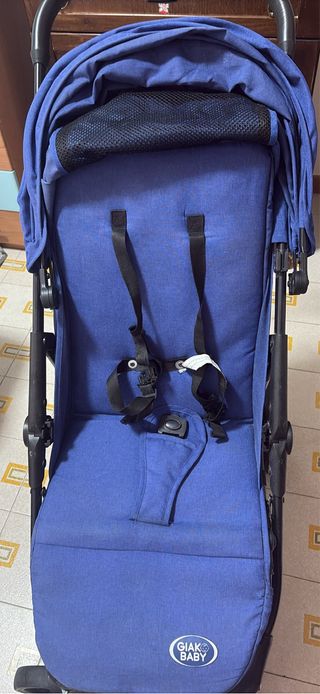 Carrozzina blu fino a 15kg