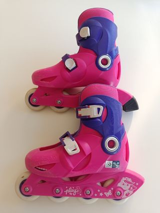 Patines en línea Oxelo Play 3 Niña Rosa + Regalo