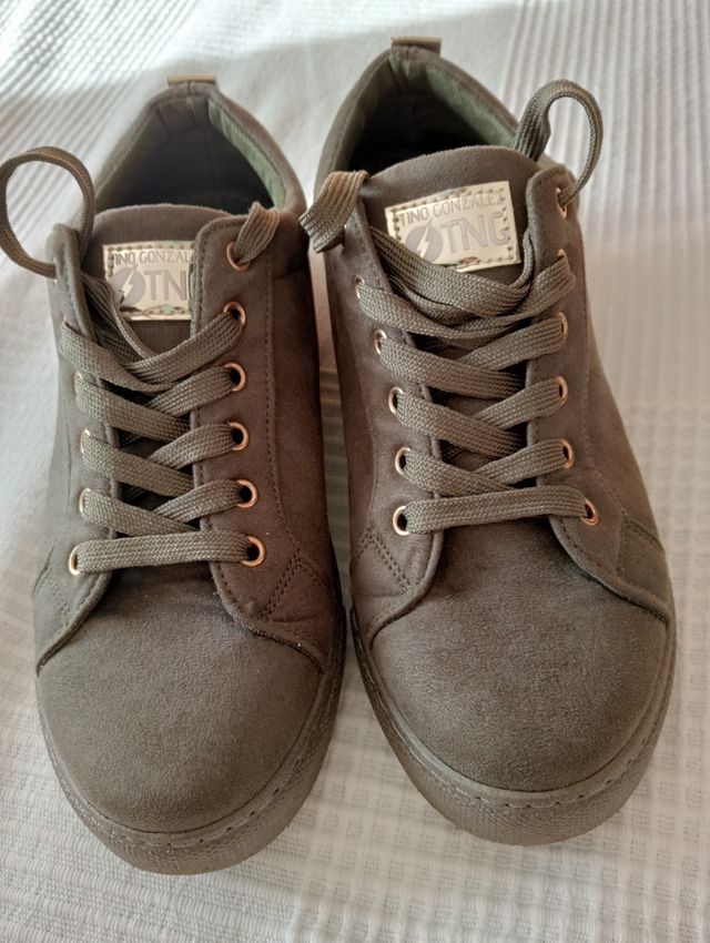 Calzado mujer Tino Gonzalez verde oliva