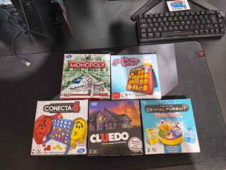 Pack 5 Juegos de Mesa Hasbro