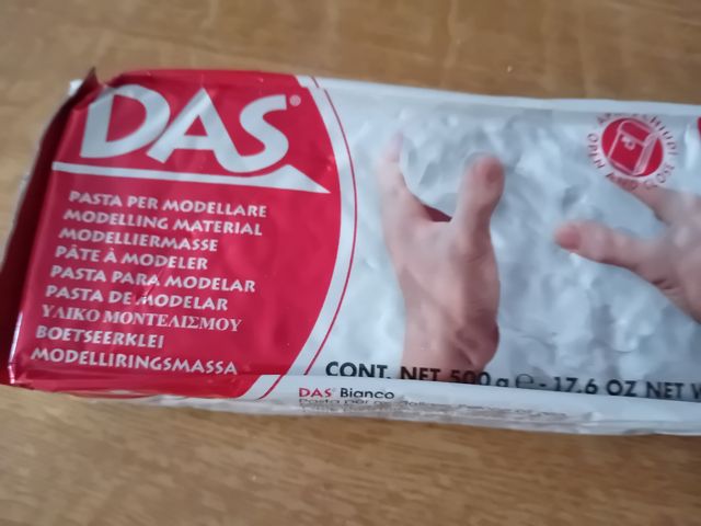 DAS Pasta per modellare bianca