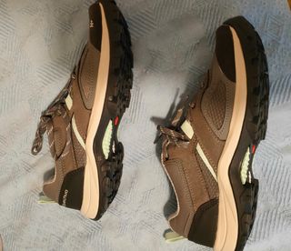 Zapatillas montaña Quechua Talla 38 Gris/Verde