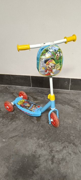 Patinete infantil 3 ruedas Mickey Mouse
