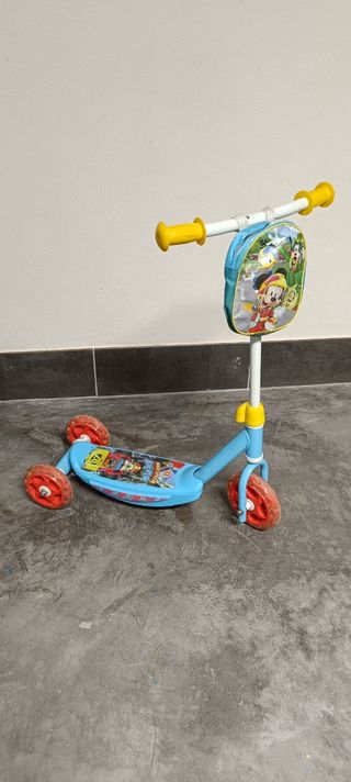 Patinete infantil 3 ruedas Mickey Mouse