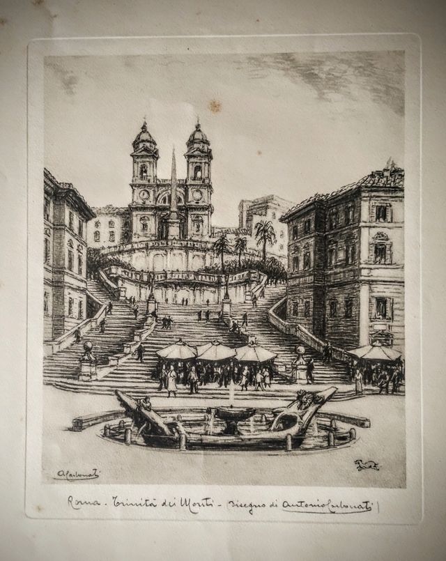 ROMA disegni di A.Carbonati 12tavole incisioni B&N