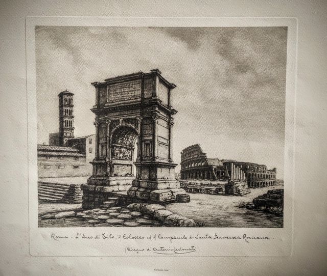 ROMA disegni di A.Carbonati 12tavole incisioni B&N