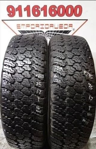 245 75 17 T GOODYEAR RUEDA SEMINUEVA M+S