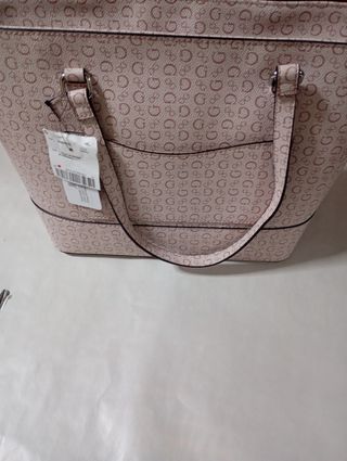 Bolso Guess Beige Logo GG