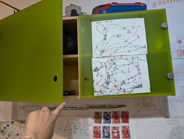 Muebles dormitorio infantil, doble cama y escritor