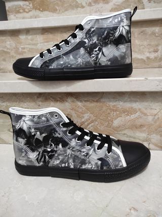 Brave Soul Grey Floral 45