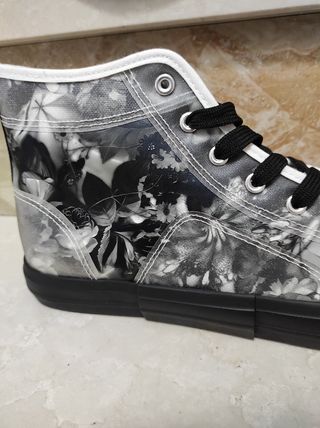 Brave Soul Grey Floral 45