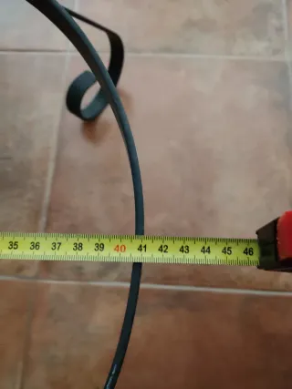 Soporte maceta hierro forjado