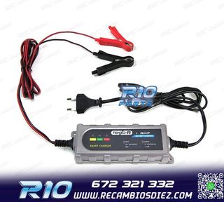 CARGADOR DE BATERIA COCHE MOTO BARCO 12V