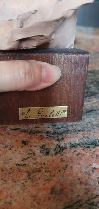 Statua in terracotta giovinetta Luigi Paoletti