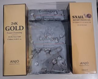 Skincare Coreano: Limpiador + Gel + 10 Mascarillas