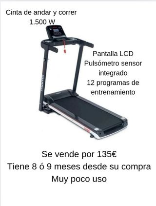 Cinta de andar y correr MOMA 1500W