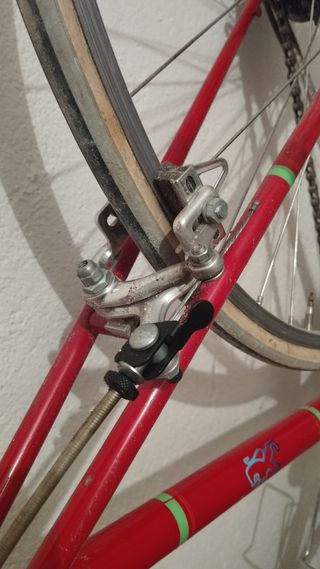 Bicicleta de carretera Peugeot Roja
