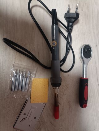 Saldatore 220V 60W + Cricchetto