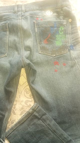 Pantalón Love Moschino azul hombre