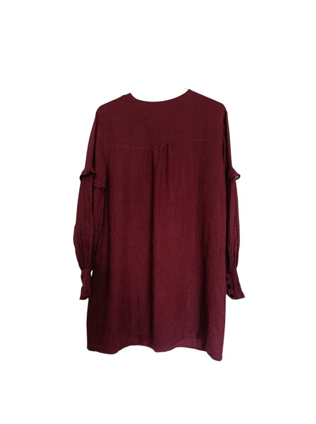 Vestido Mango Talla M  color Borgoña