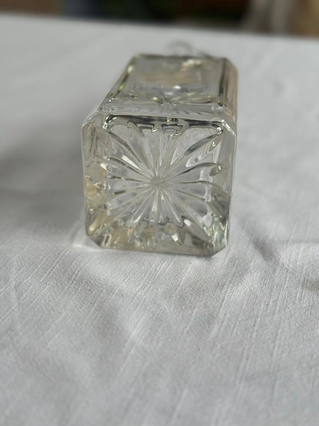 Bottiglia cristallo vintage