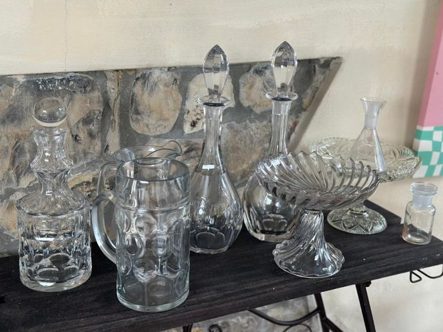 Bottiglia cristallo vintage