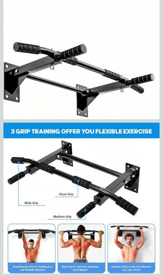 Barra dominadas 200kg Vexiona, poco uso