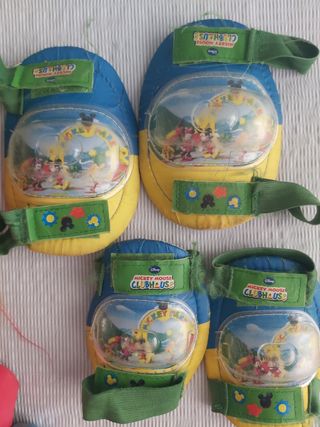 Patines Mickey Mouse y Protecciones